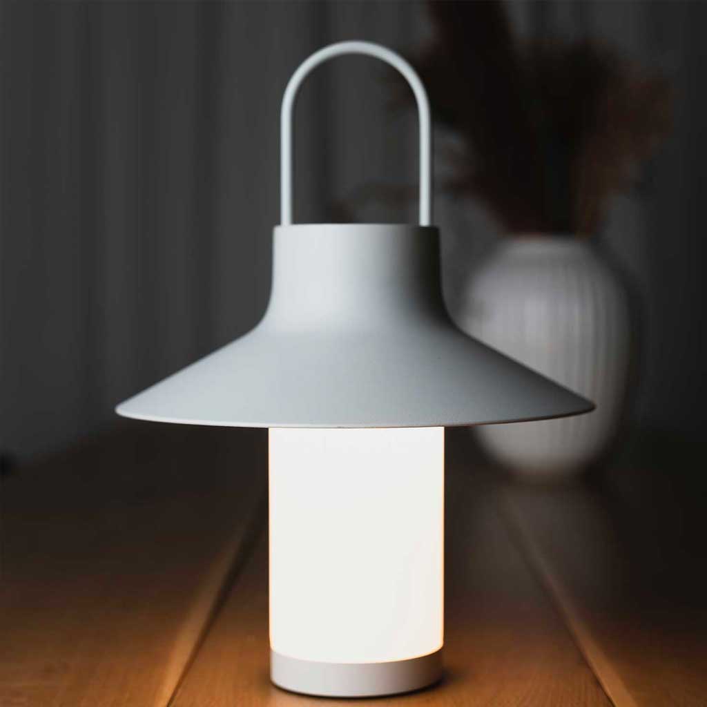 Shadow Batteri Bordlampe - Large - Hvid - Loom Design