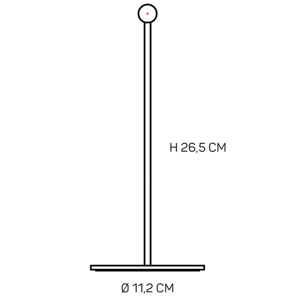 Sia Click Spot Batteri Bordlampe Med Sia Base Table - Hvid - Loom Design