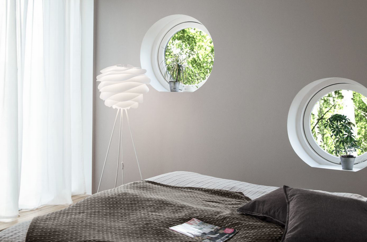 Carmina Lampeskærm - Hvid - Medium Ø: 48 cm - Umage