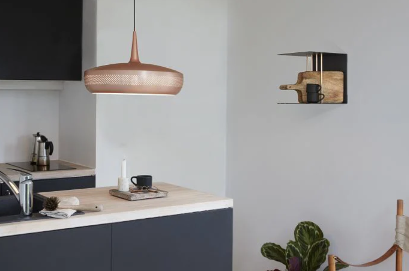 Clava Dine V2 - Børstet Kobber - Ø: 43 cm H: 28 cm - Umage