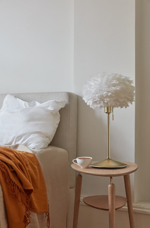 Champagne Bordstander m/USB - Børstet Messing - H: 42 cm - Umage