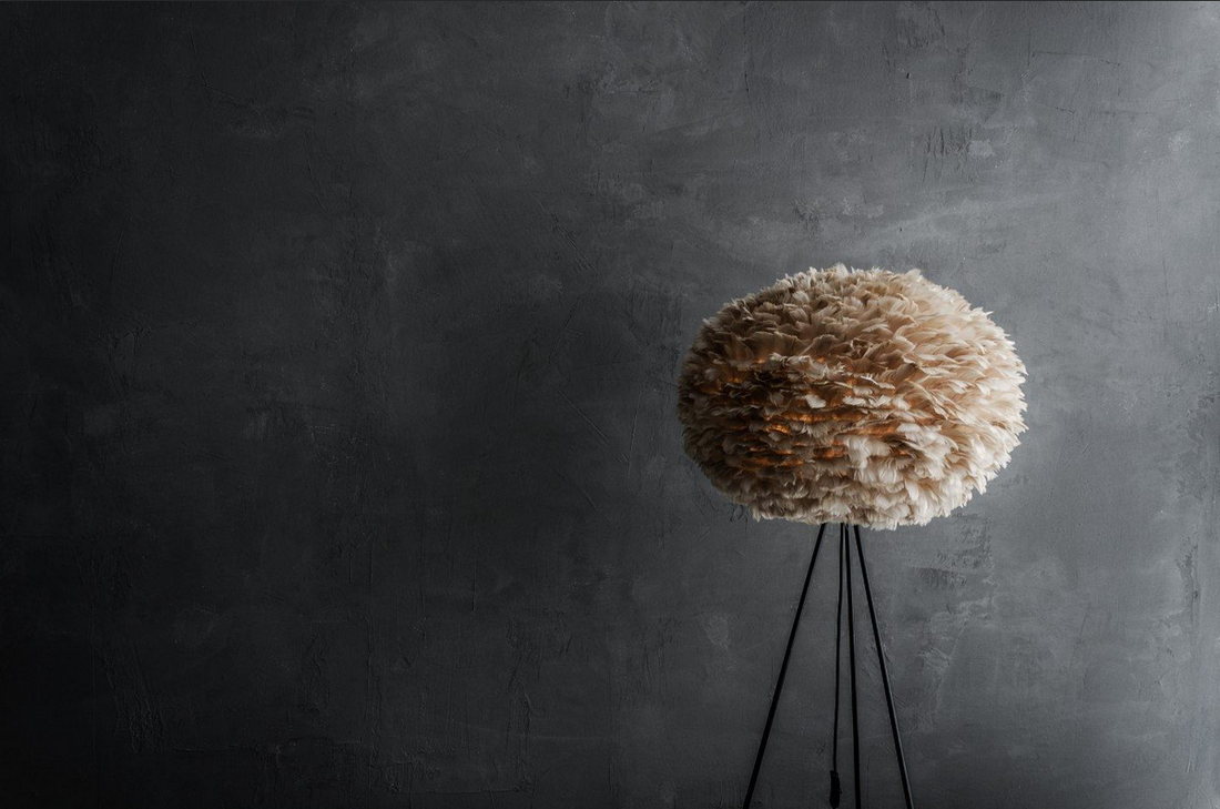 Eos Lampeskærm - Lys Brun - Large Ø:65 cm - Umage