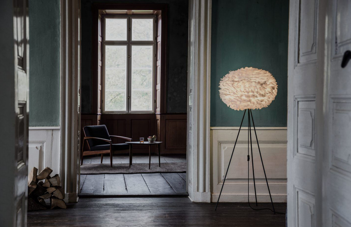 Eos Lampeskærm - Lys Brun - Large Ø:65 cm - Umage