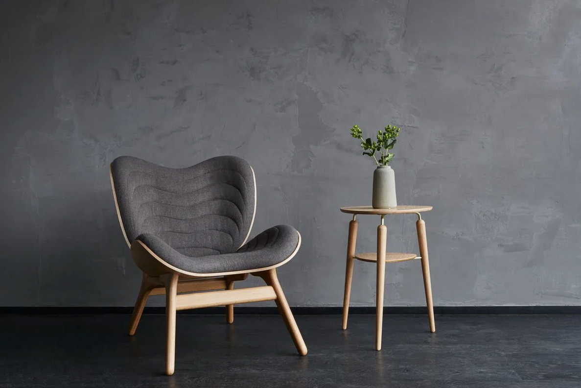 A Conversation Piece Lænestol - Dark Oak/Sterling - H: 83 cm - Umage