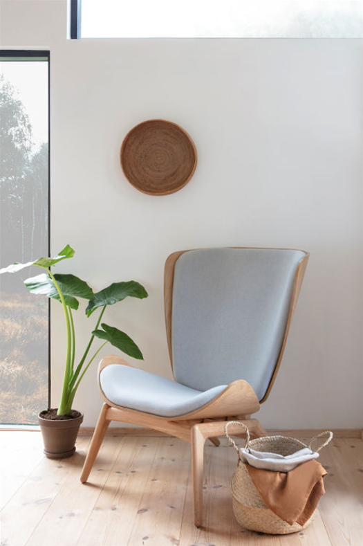 The Reader Lænestol - Black/Shadow - H: 105 cm - Umage