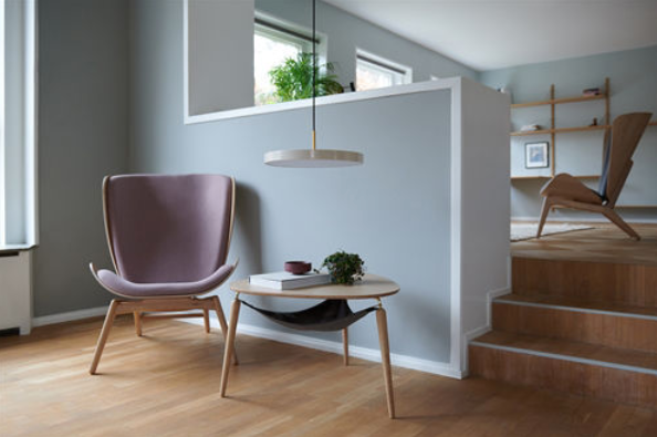 Hang Out Sofabord - Oak/Steel - H: 49 cm - Umage