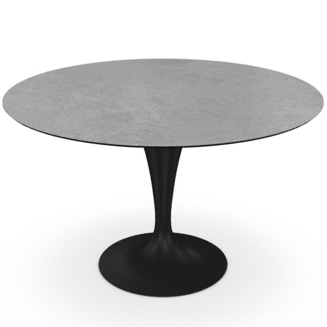 Flûte round spisebord - Ceramic - Sovet Italia