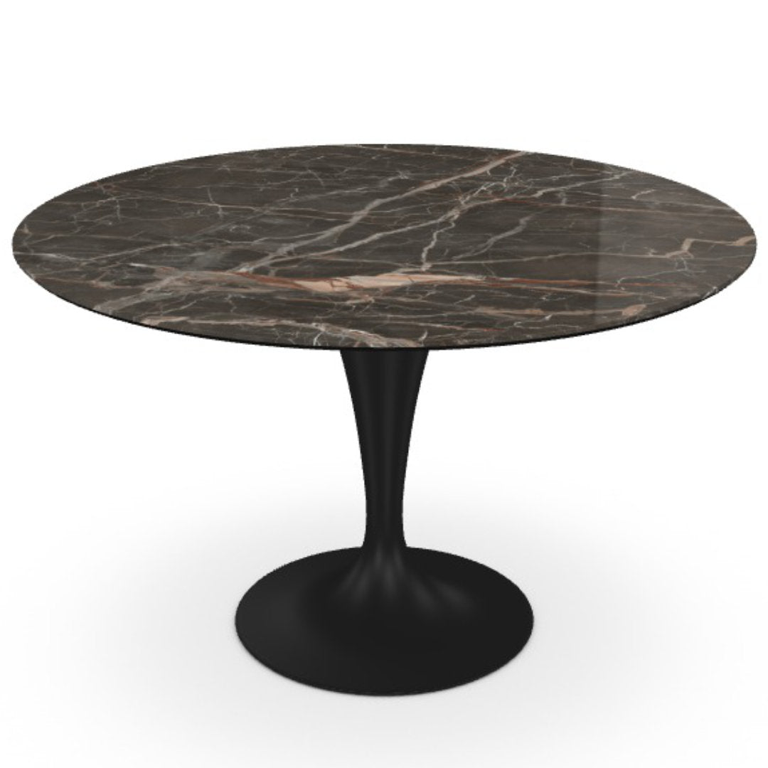 Flûte round spisebord - Ceramic - Sovet Italia