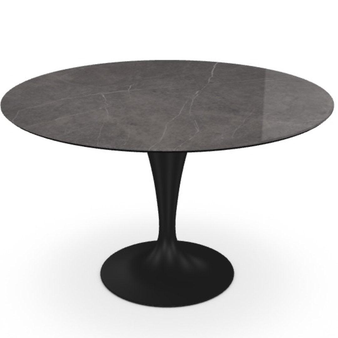 Flûte round spisebord - Ceramic - Sovet Italia