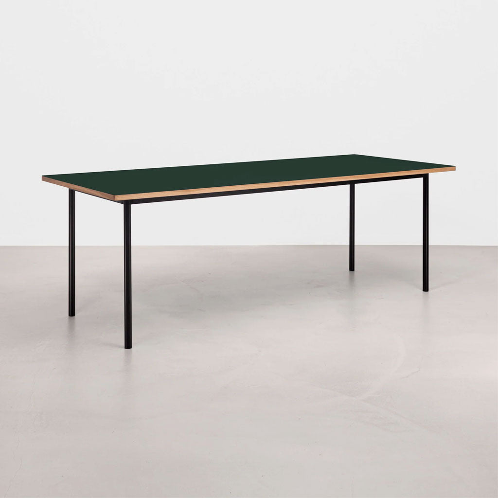 Essential spisebord - 190x90 - Deep Green - WB Manufaktur