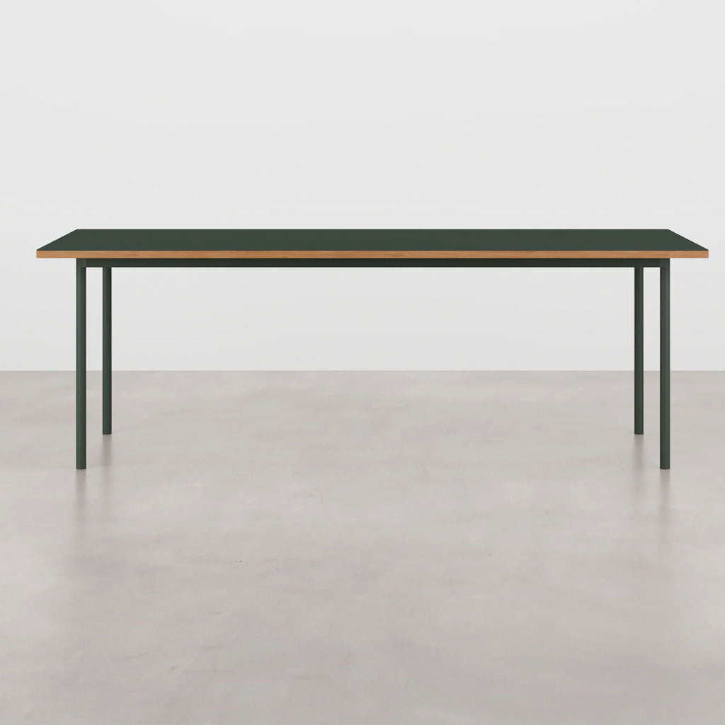 Essential spisebord - 190x90 - Deep Green - WB Manufaktur