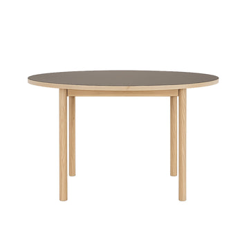 Essential Oak spisebord - Ø120 - Espresso - Tablelab