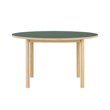 Essential Oak spisebord - Ø120 - Deep Green - Tablelab