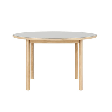 Essential Oak spisebord - Ø120 - Grå - Tablelab