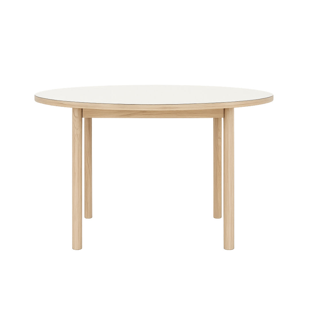 Essential Oak spisebord - Ø120 - Mushroom - Tablelab