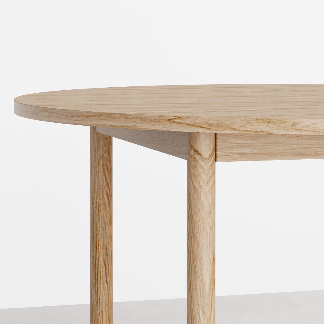 Essential Oak spisebord - Ø120 - Eg Fineer - Tablelab