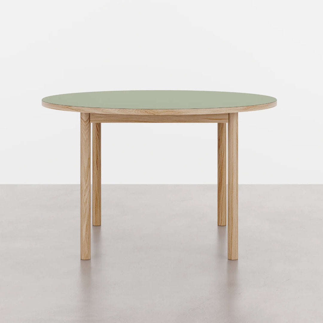 Essential Oak spisebord - Ø120 - Olive - Tablelab