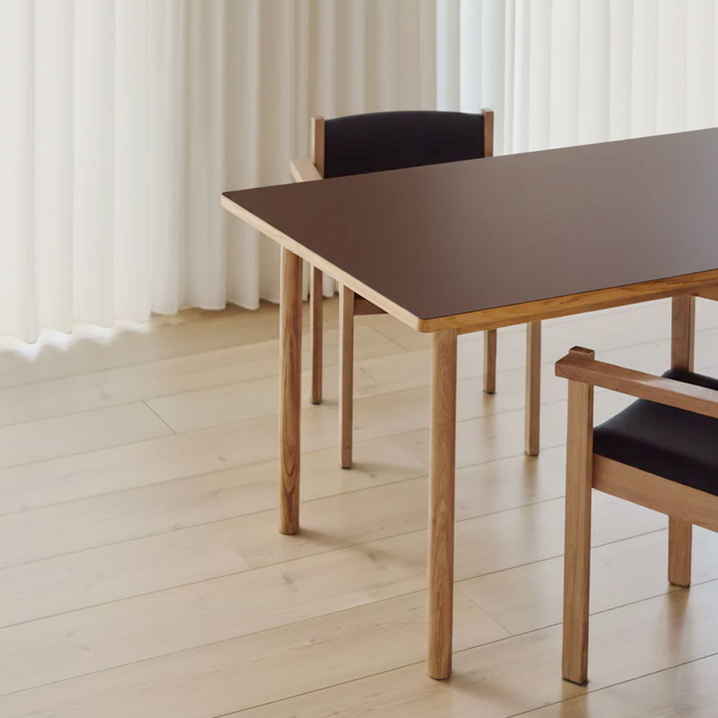 Essential Oak spisebord - 190x90 - Espresso - WB Manufaktur