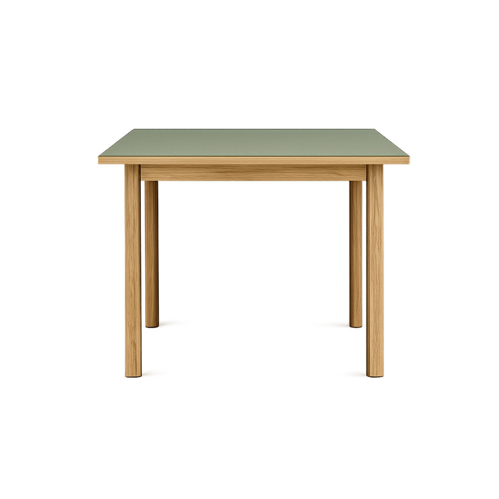 Essential Oak spisebord - 90x90 - Olive - Tablelab