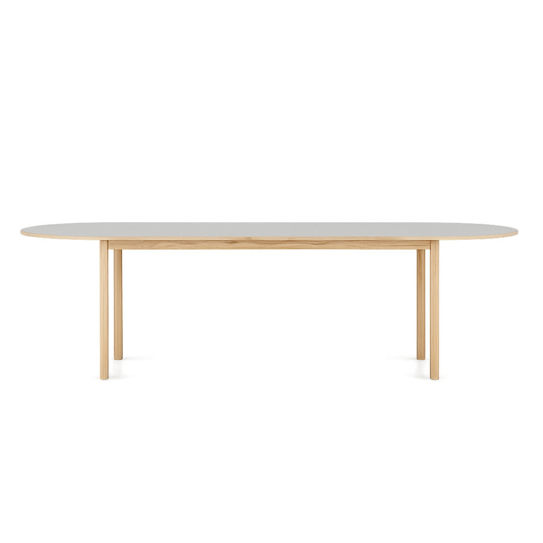 Essential Oak Pill spisebord - 256x90 - Grå - Tablelab