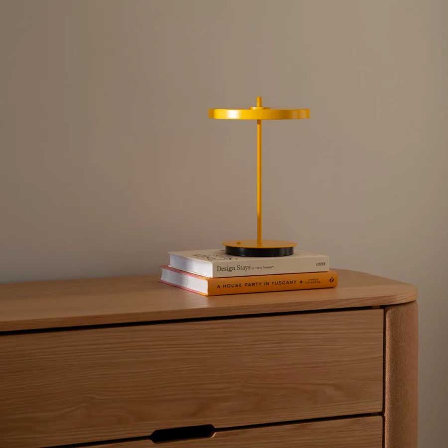 Asteria Move Trådløs Bordlampe - Monochrome - Sunflower - H: 30,6 cm - Umage