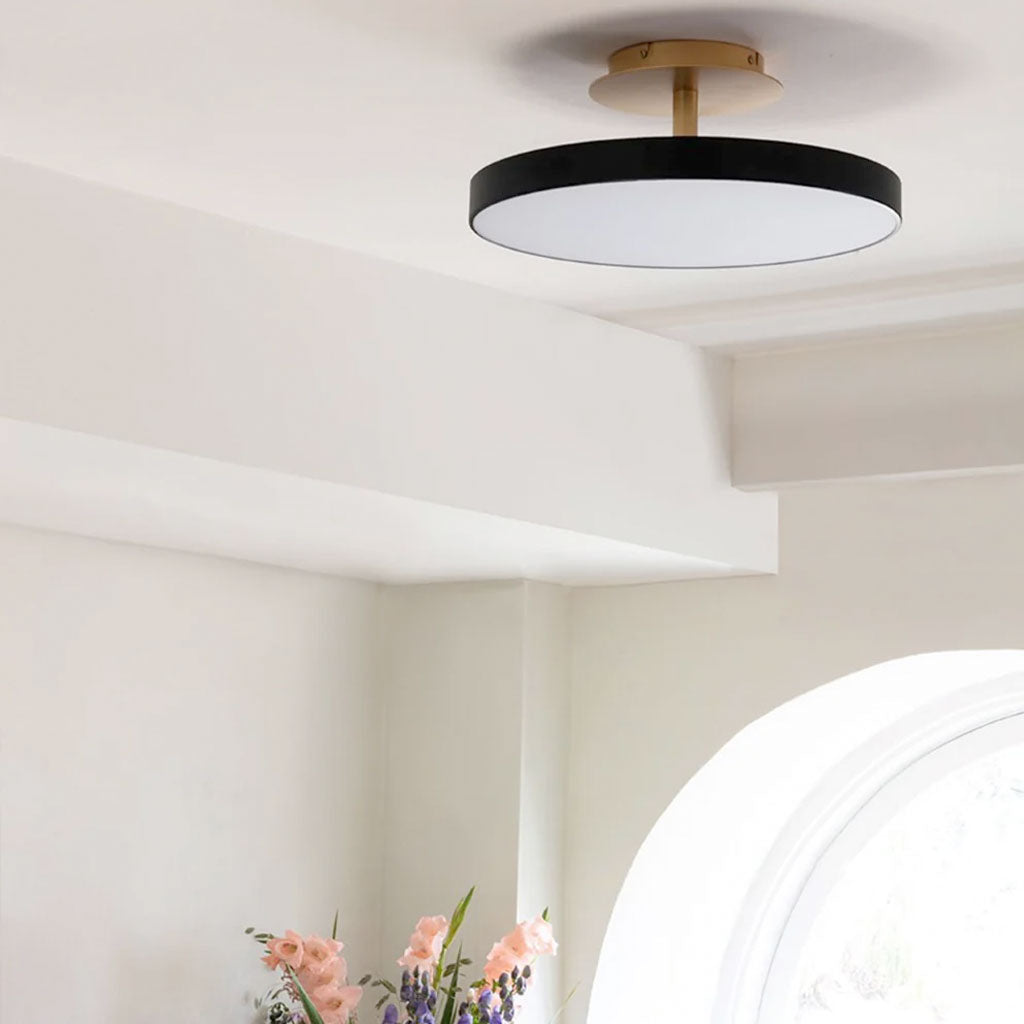 Asteria Up Plus Loftlampe - Black - Medium - Ø43x16,9 - Umage