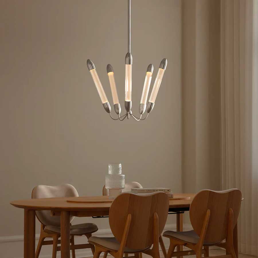 Lemon Squeeze pendel - Short - Polished Steel - Umage