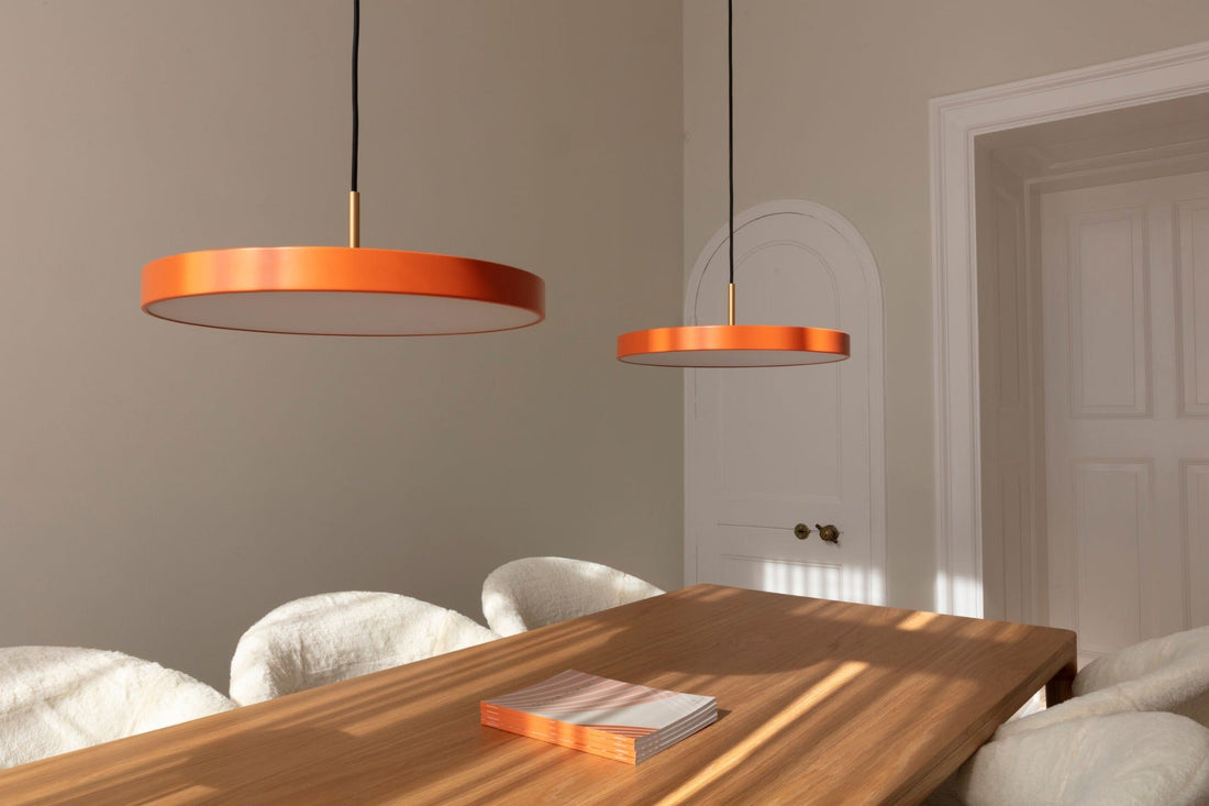 Asteria Pendel Medium - Nuance Orange / Brass - Ø: 43 cm - Umage