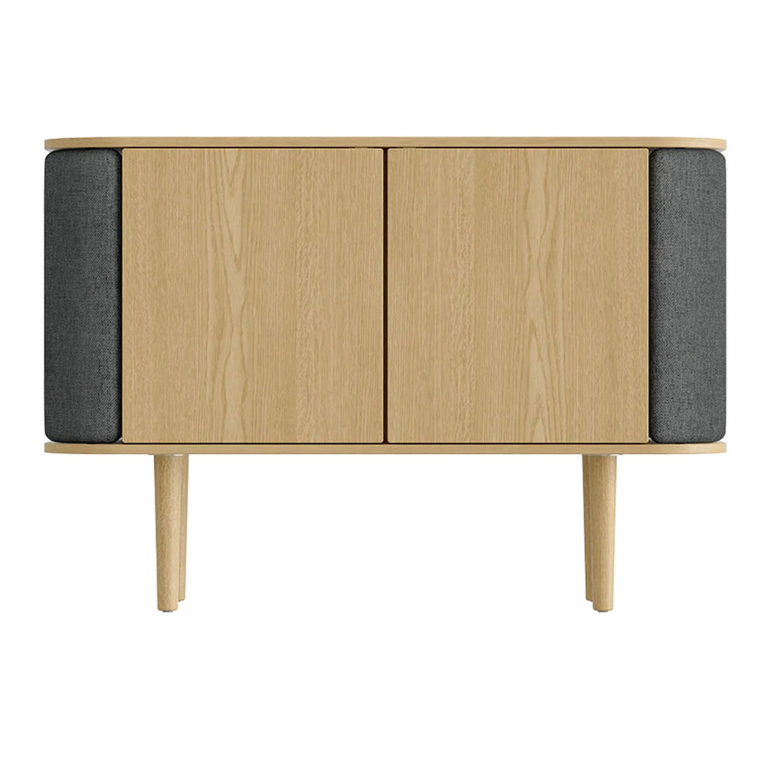 Treasures 2-Dørs Skab - Oak / Shadow - 109x75x43 - Umage