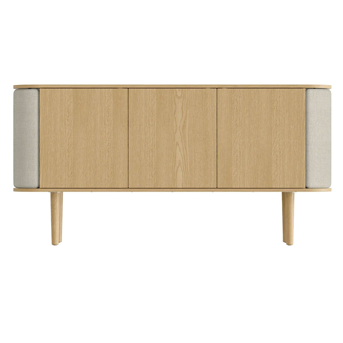 Treasures 3-Dørs Skab - Oak / White Sands - 150x75x43 - Umage