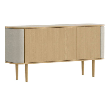 Treasures 3-Dørs Skab - Oak / White Sands - 150x75x43 - Umage