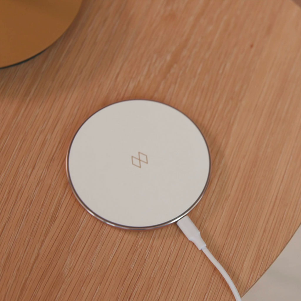 Unifier Trådløs oplader - White Rose Gold - Umage