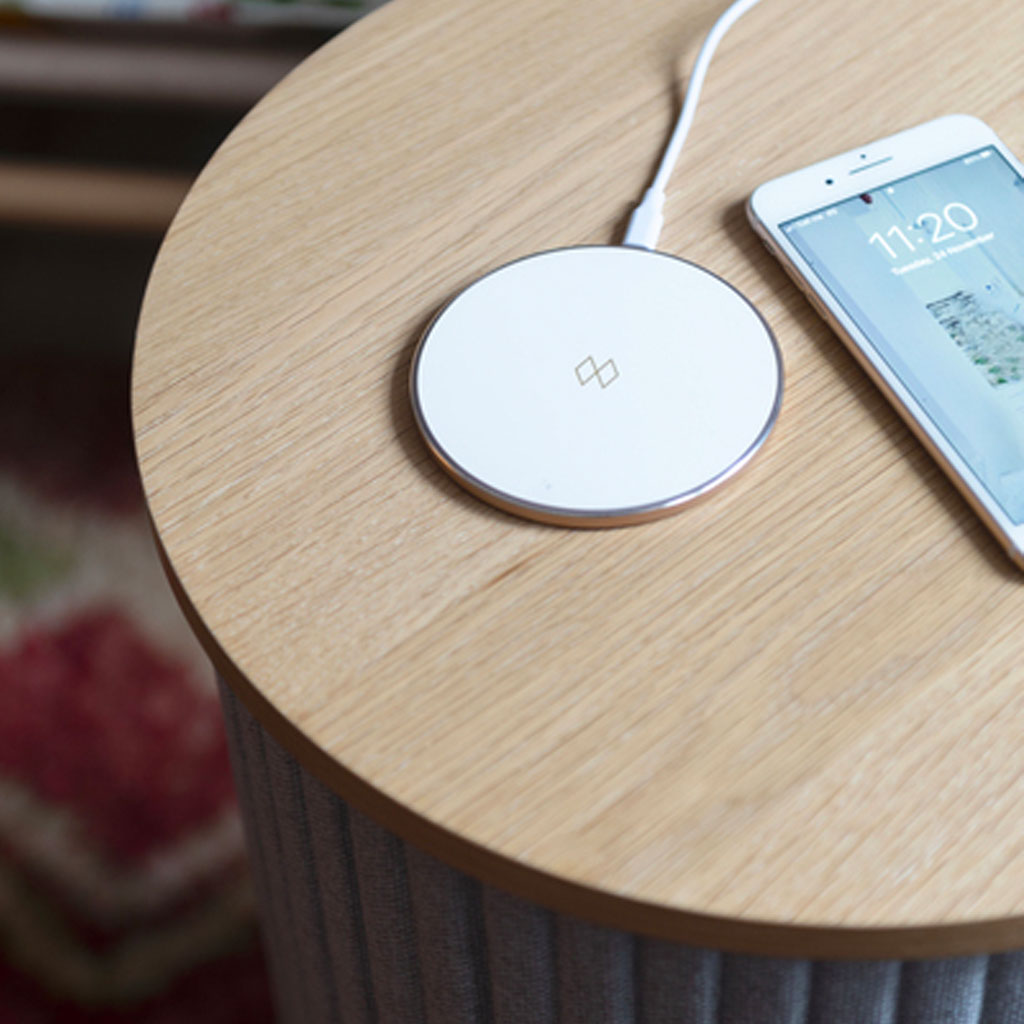 Unifier Trådløs oplader - White Rose Gold - Umage