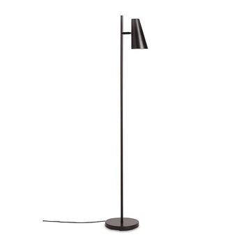 Cono Gulvlampe - Sort - WOUD